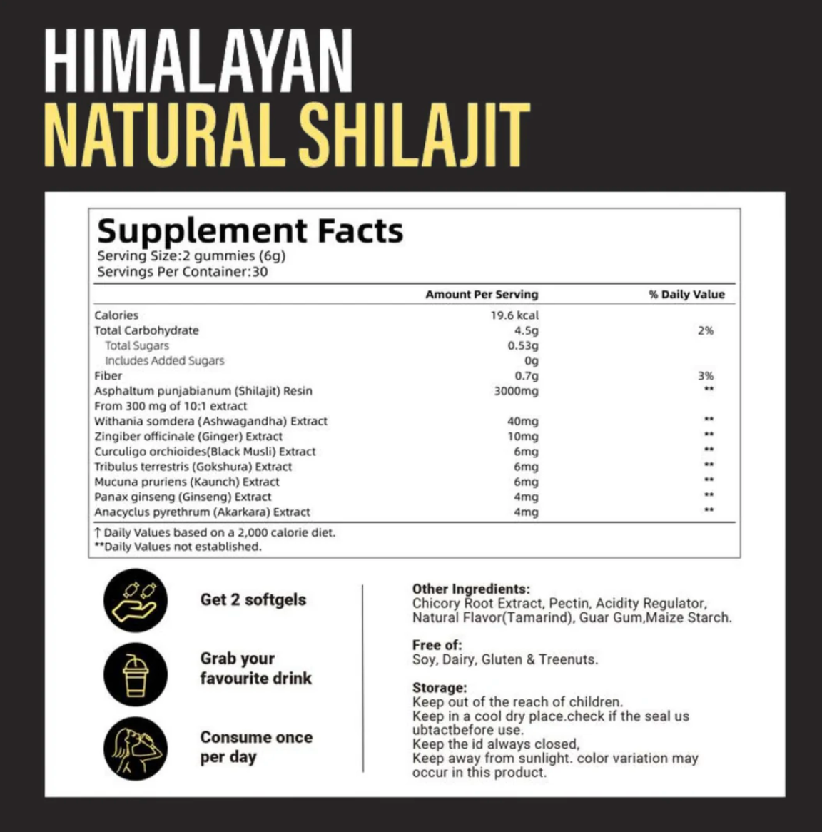 Himalaya Rise® Shilajit Gummies